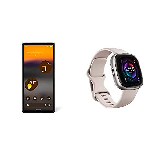 Google Pixel 6a + Fitbit Sense 2 Smartwatch