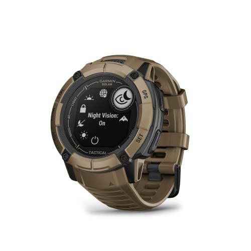 Garmin Instinct 2X Solar Tactical, Reloj Inteligente con GPS Resistente al Agua