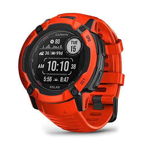 Garmin Instinct 2X Solar, Reloj Inteligente con GPS Resistente al Agua