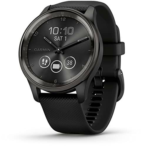 Garmin Vivomove Trend, Elegante Smartwatch Híbrido de 40 mm con Sofisticado Aspecto Analógico