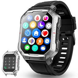 Reloj Inteligente con Llamadas Bluetooth,1.83' Smartwatch Hombre Impermeable IP67,con Reproductor de Música