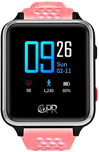 WATCHU Guardian Kids GPS Tracker Reloj de teléfono con botón SOS para emergencias y Llamadas bidireccionales