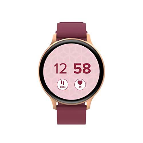 CANYON Reloj Inteligente Badian SW-68 Oro Rosado/Rojo 45 mm DE, 45mm