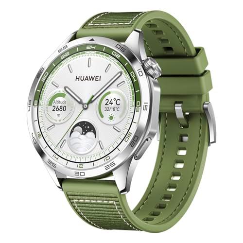 HUAWEI Correa tejida verde de 46 mm, verde, 46 MM, Moderno