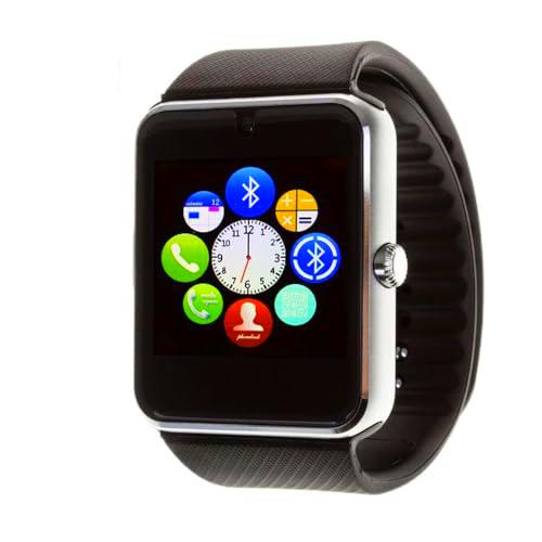 Silica DMQ237BKSILVERSD4 - Gt08 Bluetooth Watch con Micro SD de 4gb Clase 4