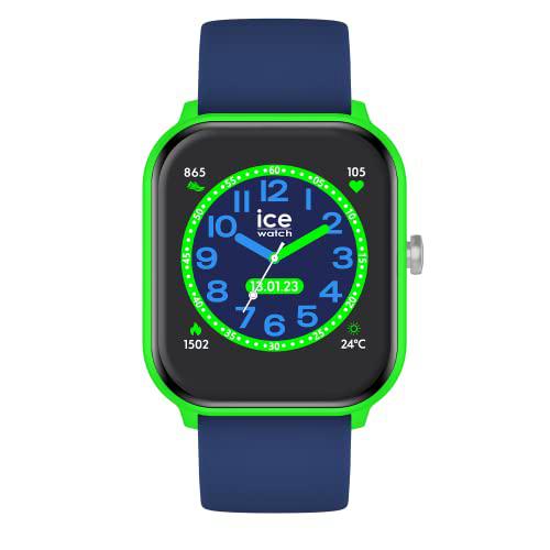 ICE-WATCH - ICE smart Green blue, Smartwatch verde para Niño con Correa de silicona