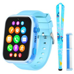 LiveGo Reloj Inteligente para niños, Reloj Inteligente de Seguridad 4G con cámara