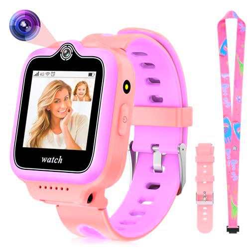 ele ELEOPTION 4G GPS Reloj Inteligente Impermeable para niños y niñas