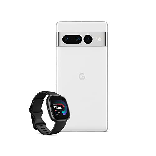 Google Pixel 7 Pro + Fitbit Versa 4 Smartwatch