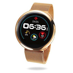 MyKronoz ZeRound2HR Elite - Smartwatch con Monitor de Ritmo cardiaco