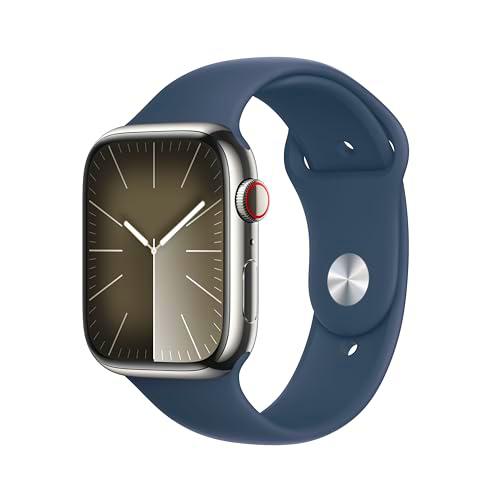 Apple Watch Series 9 (GPS + Cellular) - Caja de Aluminio en Plata de 45 mm