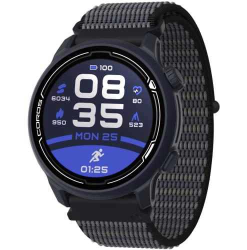 COROS Pace 2 Reloj Deportivo GPS con Pulsómetro Batería de 20 Días Duración Navegación Barómetro Plan de Entrenamiento Seguimiento del Sueño Natación Bicicleta Carrera Triatlón-Nylon Azul Marino