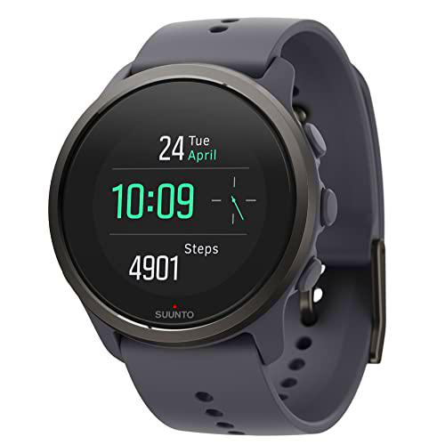 Suunto 5 Peak Dark Heather 43 mm Reloj Deportivo GPS Ligero y Compacto con 100 h de batería y medición de la frecuencia cardíaca en la muñeca