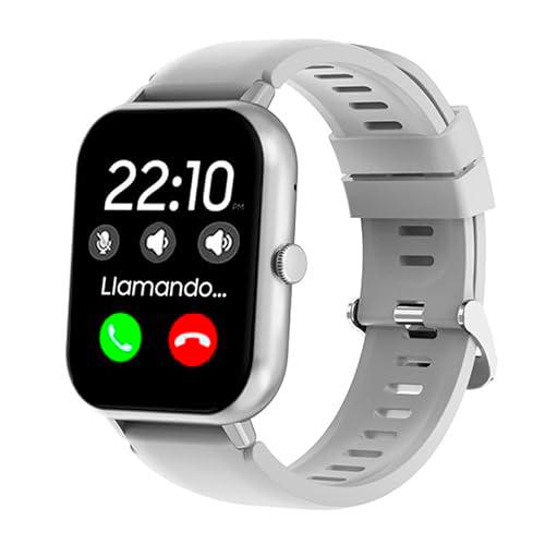 Smartwatch Cool Forest Silicona Gris (Llamadas, Salud, Deporte)