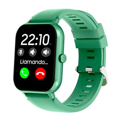 Smartwatch Cool Forest Silicona Verde (Llamadas, Salud, Deporte)