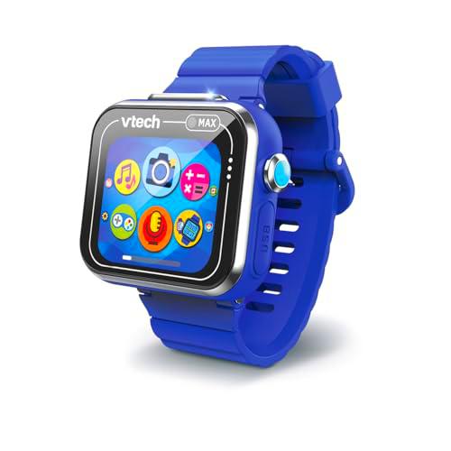 VTech - Kidizoom Smartwatch MAX Azul, Reloj Inteligente para niños