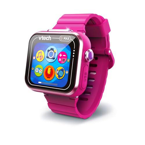 VTech - Kidizoom Smartwatch MAX Frambuesa, Reloj Inteligente para niños