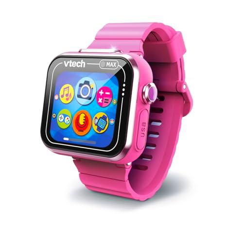 VTech - Kidizoom Smartwatch MAX Rosa, Reloj Inteligente para niños