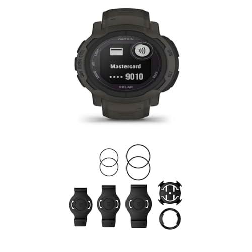 Garmin Instinct 2 Solar Tactical - Rugged GPS Smartwatch with Infinite Battery Life in Smartwatch Mode &amp; QuickFit Band