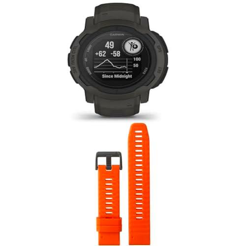 Garmin Instinct 2 Solar - GPS Smartwatch with Infinite Battery Life in Smartwatch Mode &amp; QuickFit Band