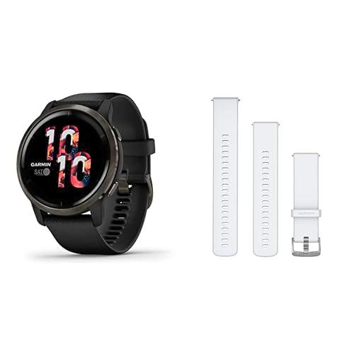 Garmin Venu 2, AMOLED GPS Smartwatch with All-Day Advanced Health and Fitness Features Acc