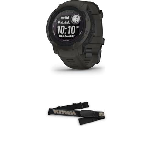 Garmin Instinct 2 Solar Tactical - Rugged GPS Smartwatch with Infinite Battery Life in Smartwatch Mode &amp; QuickFit Band