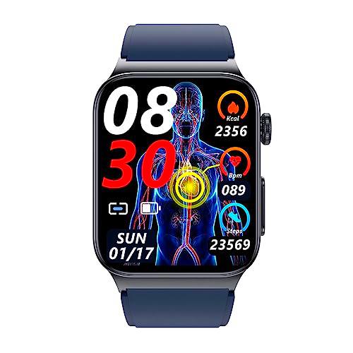 WATCHMARK Reloj Inteligente Cardio One 2 Azul con Correa de Silicona