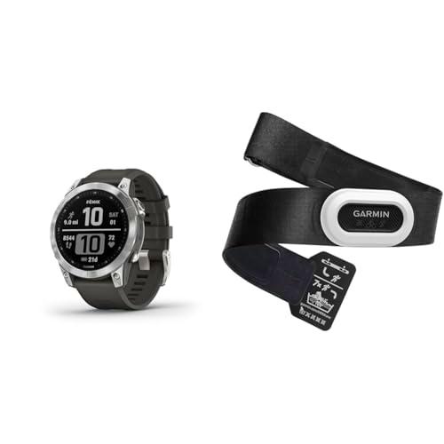 Garmin fēnix 7, Multisport GPS Smartwatch, Advanced Health and Training Features &amp; HRM-Pro Plus