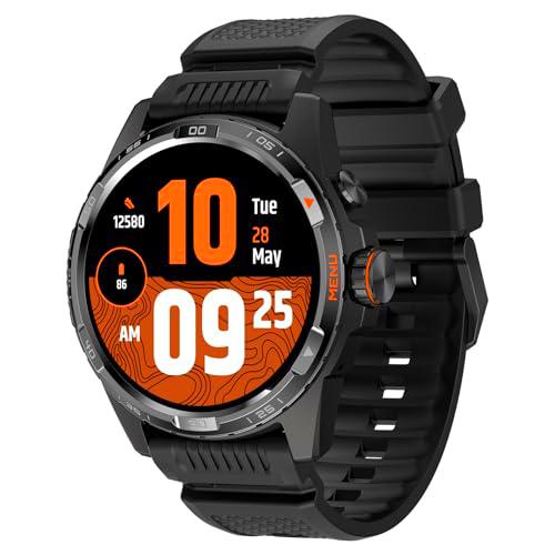 Ticwatch Atlas Smartwatch para Hombres Reloj Inteligente con Sistema operativo Android Wear para Exteriores Batería de 90 Horas Más de 110 Modos de Entrenamiento Mapa de Calor Detección de caídas